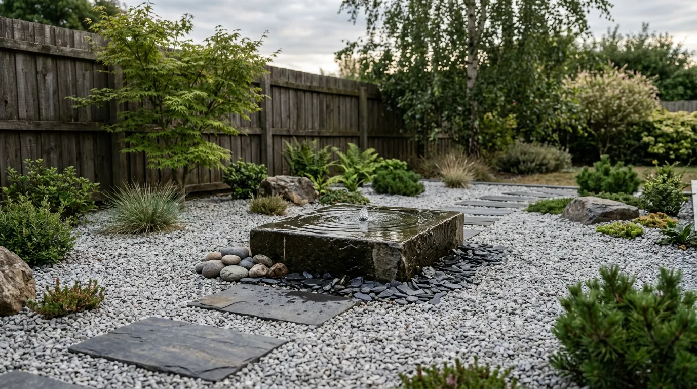 Modern Gravel Garden With Sharp Lines